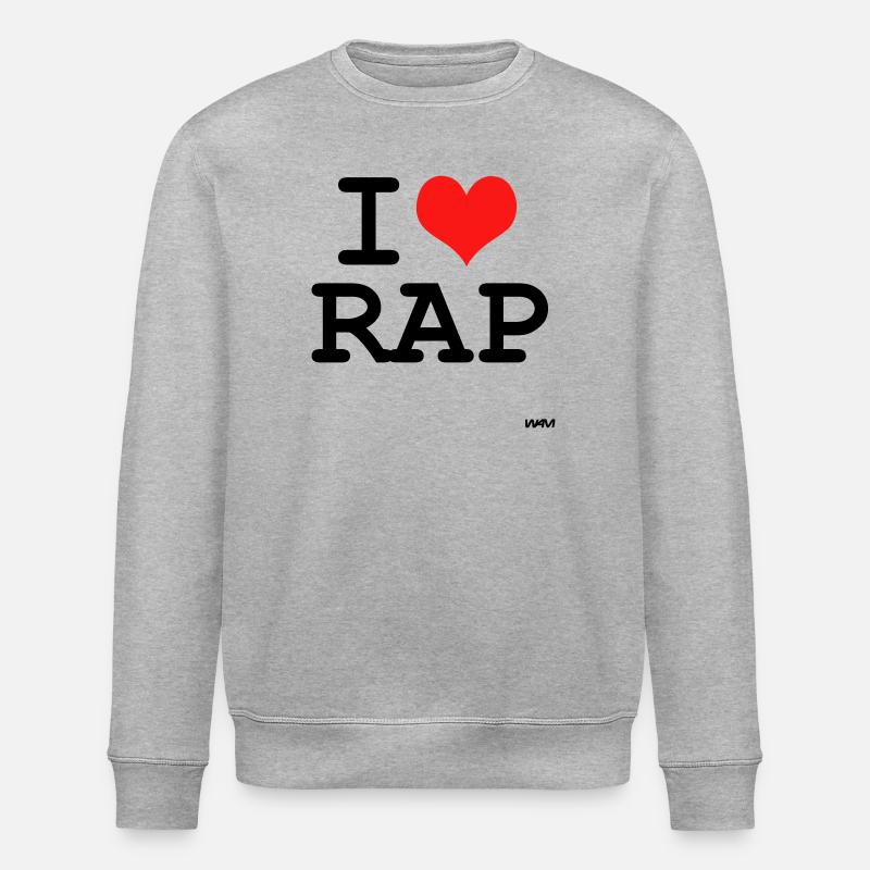 rap - Stanley/Stella Unisex Bio-Sweatshirt ROLLER - Grau meliert
