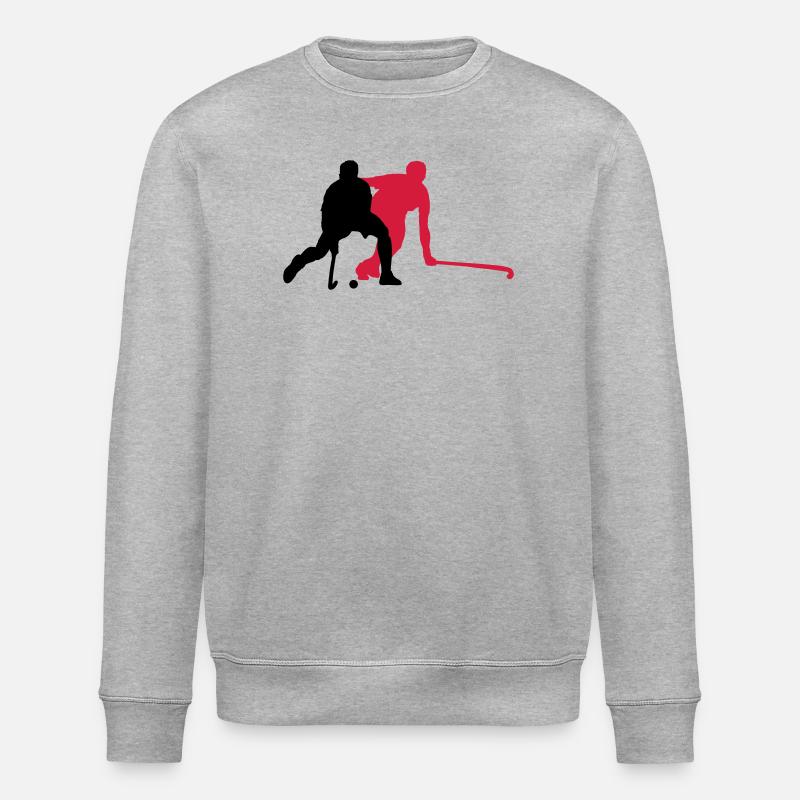 Rasenhockey - Stanley/Stella Unisex Bio-Sweatshirt ROLLER - Grau meliert