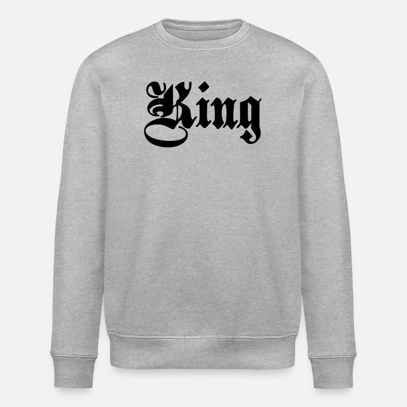 Roi 5. - Sweat bio ROLLER Stanley/Stella Unisexe - gris chiné