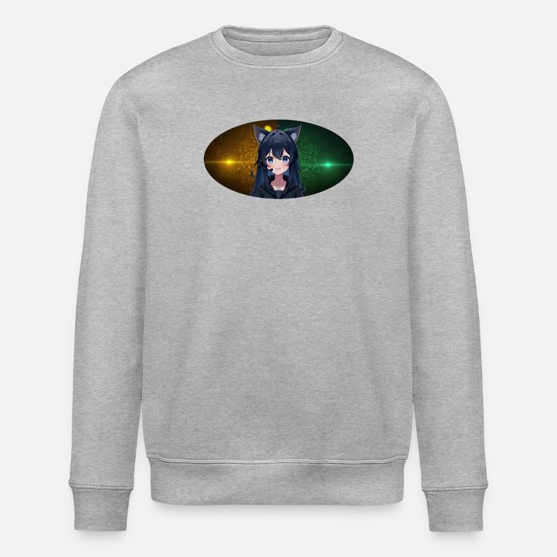 Team Blacky Panther - Stanley/Stella Unisex Bio-Sweatshirt ROLLER - Grau meliert