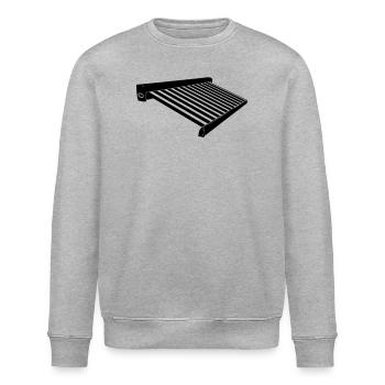Protection solaire auvents - Sweat bio ROLLER Stanley/Stella Unisexe - gris chiné - Devant - Nik (191cm)