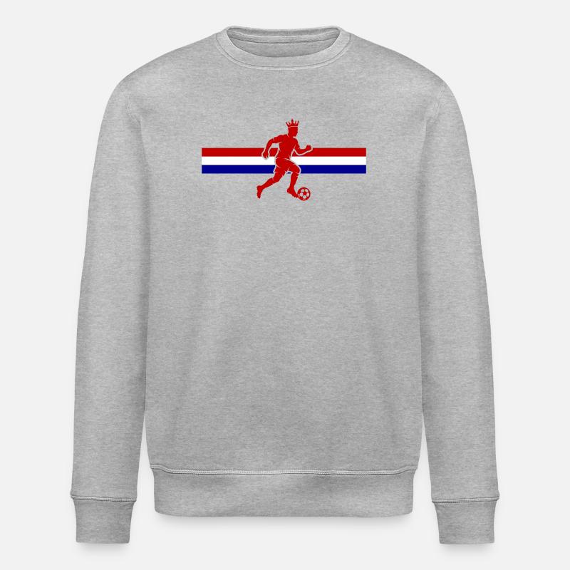 Soccer Pays-Bas Soccer Hollande - Sweat bio ROLLER Stanley/Stella Unisexe - gris chiné