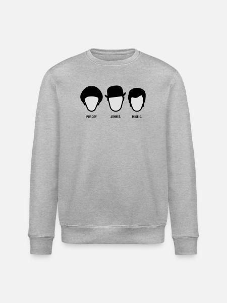 Chapeau Melon (S-05-P-JS-MG) - Sweat bio ROLLER Stanley/Stella Unisexe - gris chiné
