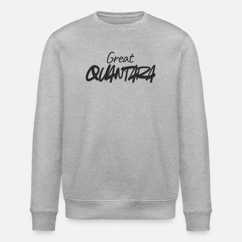 Great Quantity Graffiti Script - Stanley/Stella ROLLER Unisex Organic Sweatshirt - heather grey