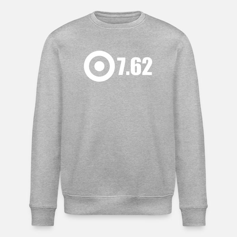 762White - Stanley/Stella Unisex Bio-Sweatshirt ROLLER - Grau meliert