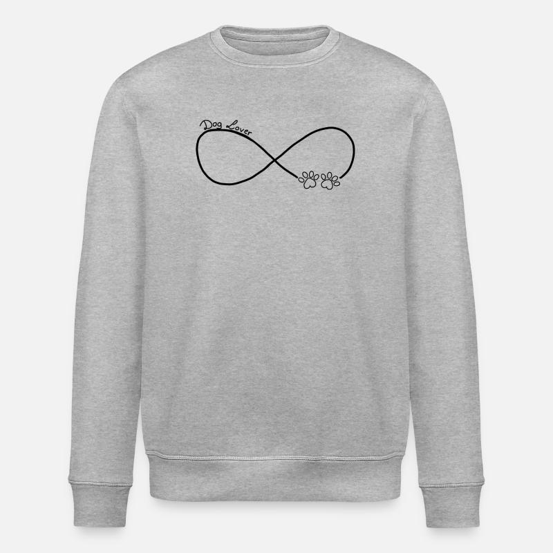 Pfote 3 - Stanley/Stella Unisex Bio-Sweatshirt ROLLER - Grau meliert