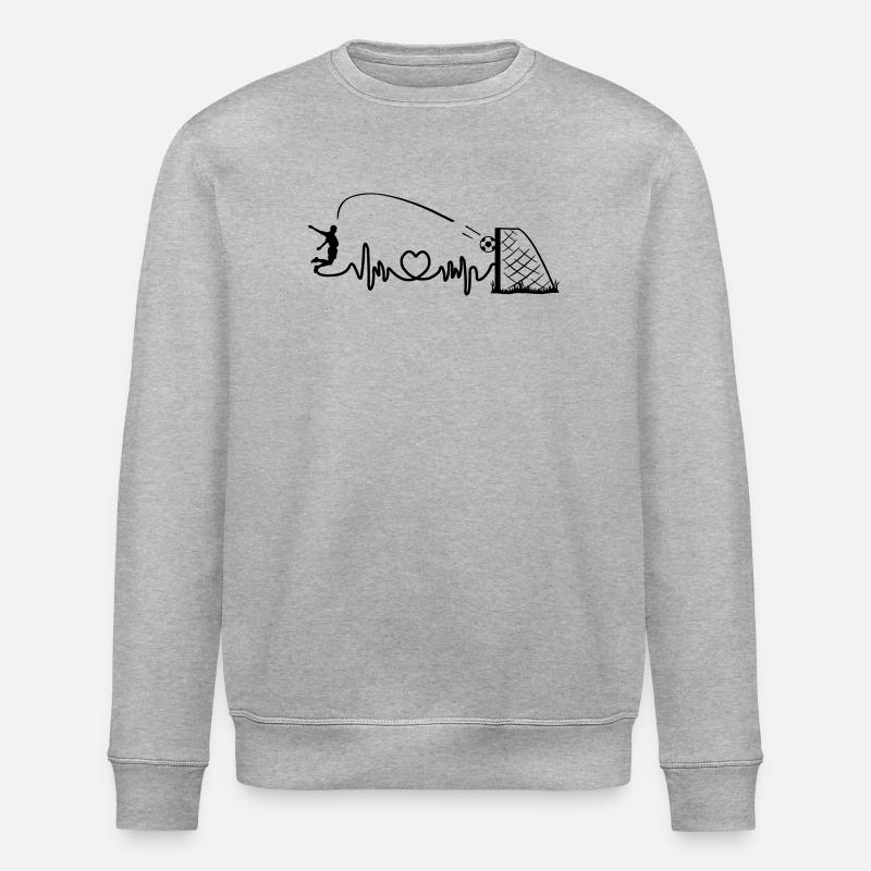 Football Header goal cardio vector - Sweat bio ROLLER Stanley/Stella Unisexe - gris chiné