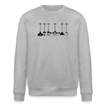 Kollektion von Pendelleuchten - Stanley/Stella Unisex Bio-Sweatshirt ROLLER - Grau meliert - Vorne - Nik (191cm)