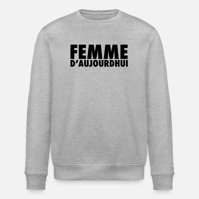 Femme D’aujourd’hui - Style Féminin Moderne - Sweat bio ROLLER Stanley/Stella Unisexe - gris chiné