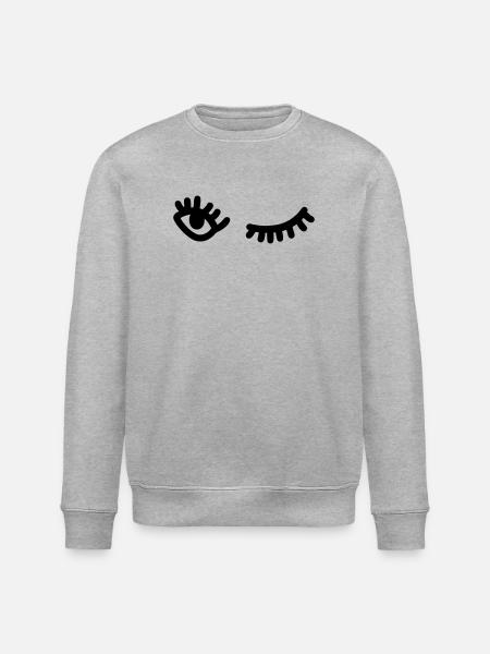 Wink - Stanley/Stella ROLLER Unisex Organic Sweatshirt - heather grey