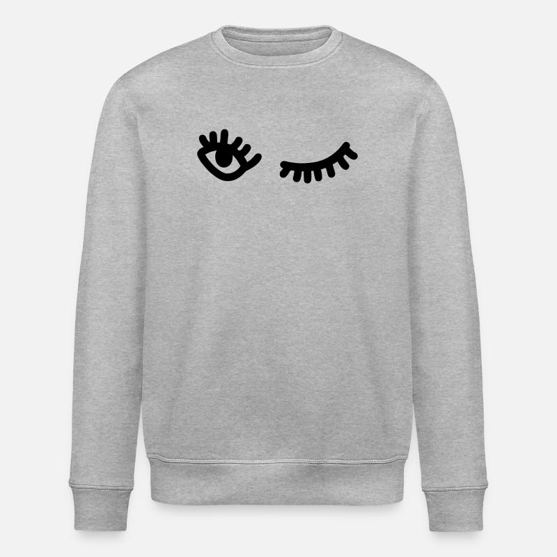 Clin d’œil - Sweat bio ROLLER Stanley/Stella Unisexe - gris chiné