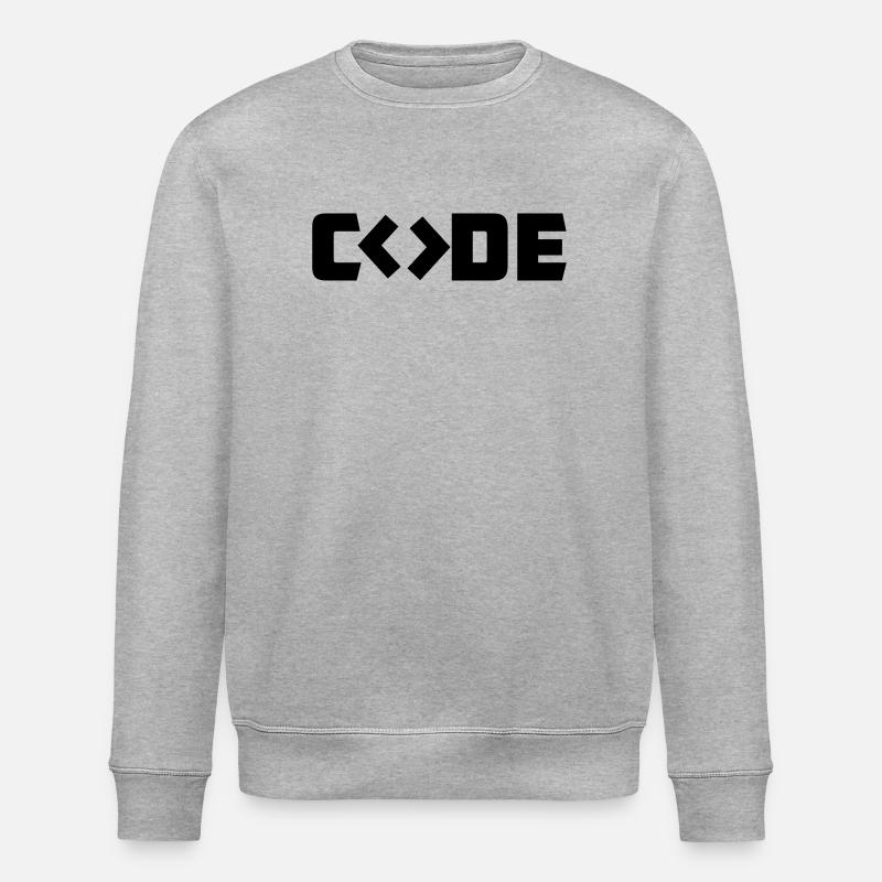 Programmierer-Code - Stanley/Stella Unisex Bio-Sweatshirt ROLLER - Grau meliert