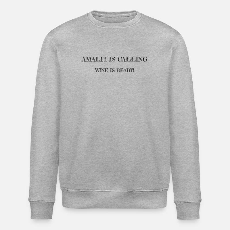 Abstrakte Farbexplosion auf Baumwolle - Stanley/Stella Unisex Bio-Sweatshirt ROLLER - Grau meliert
