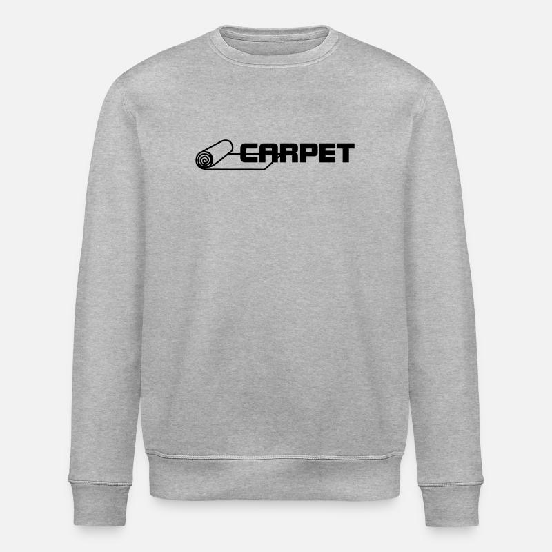 Carpet rolls logo - Stanley/Stella ROLLER Unisex Organic Sweatshirt - heather grey