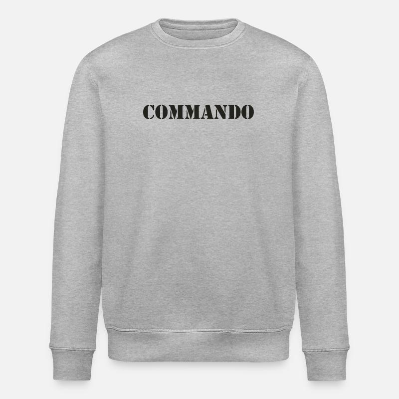 COMMANDO - Stanley/Stella ROLLER Unisex Organic Sweatshirt - heather grey