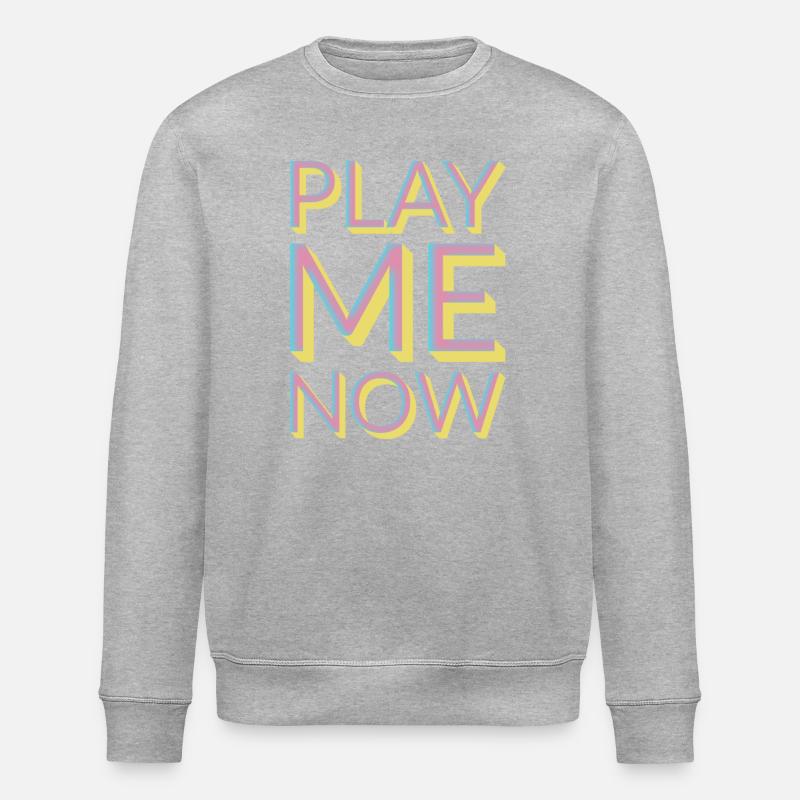 Spiel mit mir - Stanley/Stella Unisex Bio-Sweatshirt ROLLER - Grau meliert
