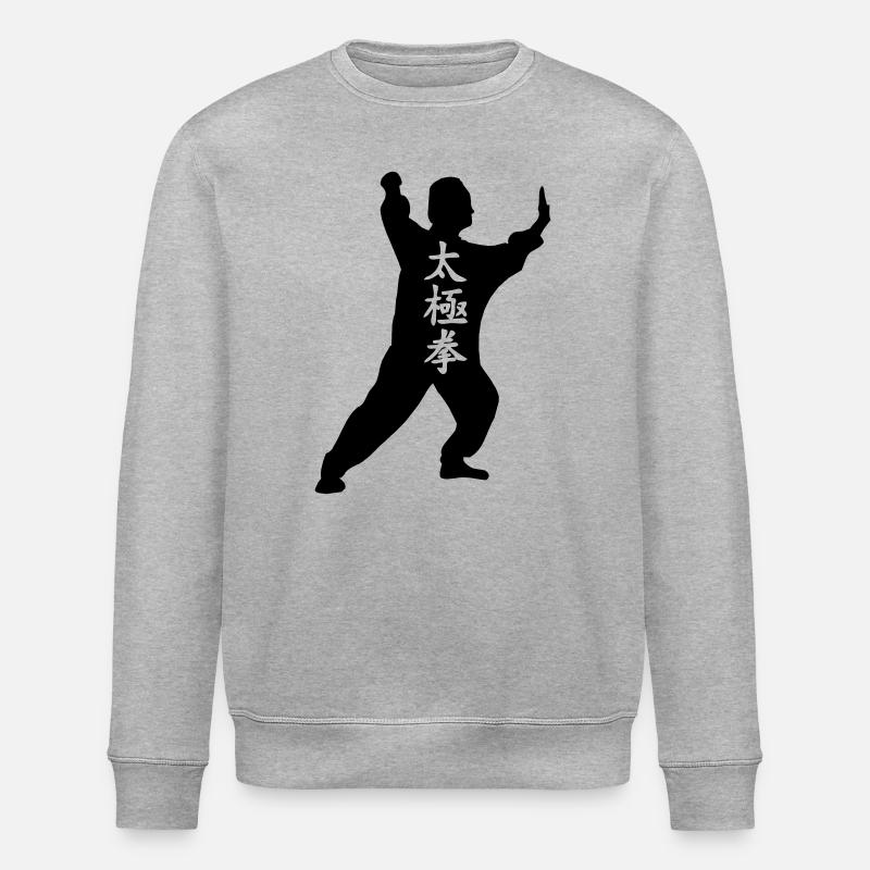 Shadow figure Taichi - Sweat bio ROLLER Stanley/Stella Unisexe - gris chiné