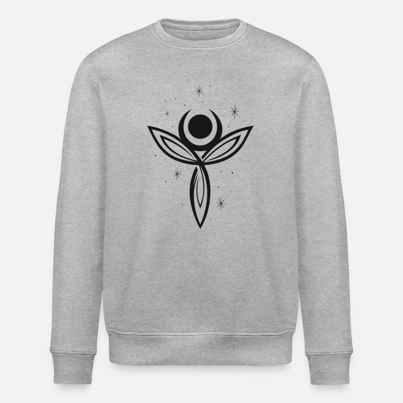 Déesse Lune Déesse Trinity Triquetra - Sweat bio ROLLER Stanley/Stella Unisexe - gris chiné