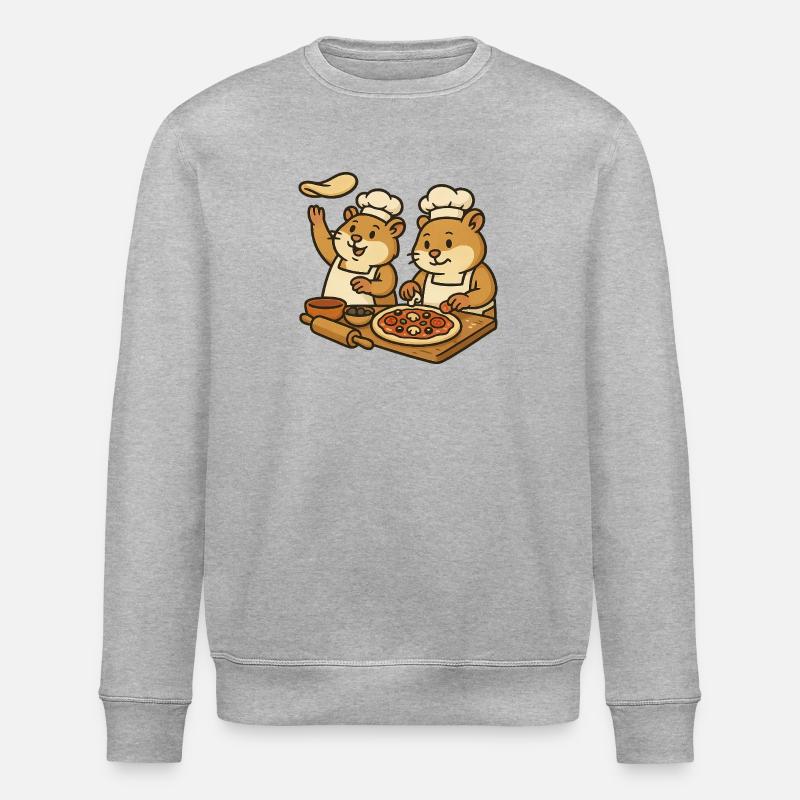 Cuisiniers hamsters - Sweat bio ROLLER Stanley/Stella Unisexe - gris chiné