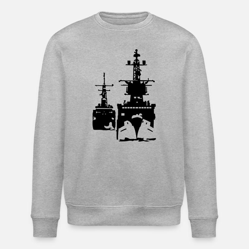 Zerstörer - Stanley/Stella Unisex Bio-Sweatshirt ROLLER - Grau meliert