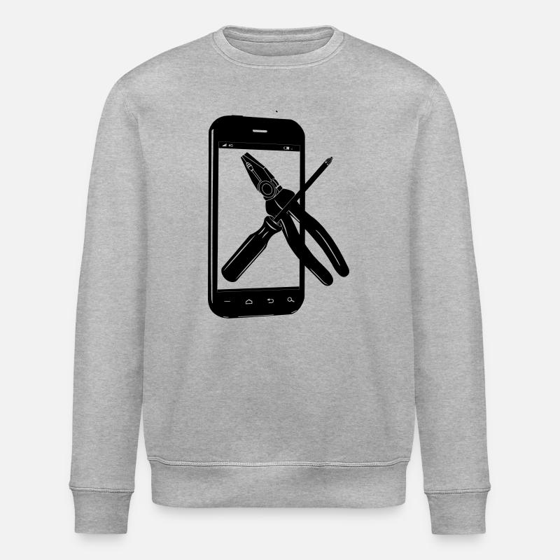 Smartphone avec outils - Sweat bio ROLLER Stanley/Stella Unisexe - gris chiné