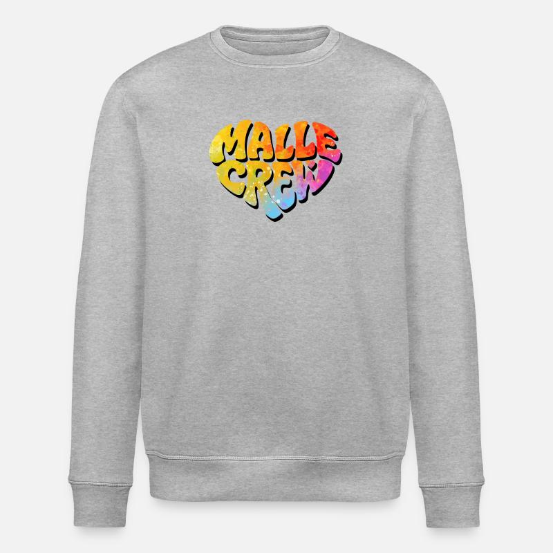 ÉQUIPE DE MALLE - Sweat bio ROLLER Stanley/Stella Unisexe - gris chiné