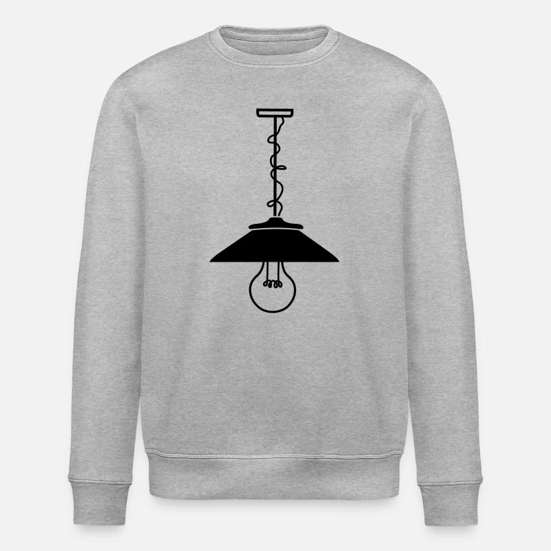 Pendant lamp - Stanley/Stella ROLLER Unisex Organic Sweatshirt - heather grey
