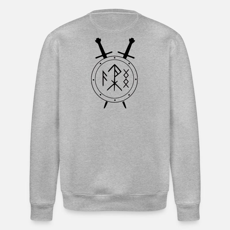 Wikinger Design - Germanen - Stanley/Stella Unisex Bio-Sweatshirt ROLLER - Grau meliert