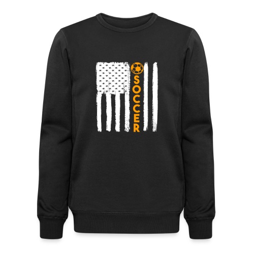 Soccer USA Flag Grunge Style - Männer Active Sweatshirt von Stedman
