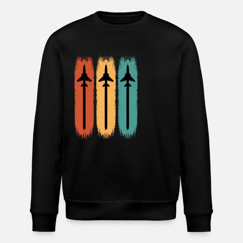 Fighter - Stanley/Stella ROLLER Unisex Organic Sweatshirt - black