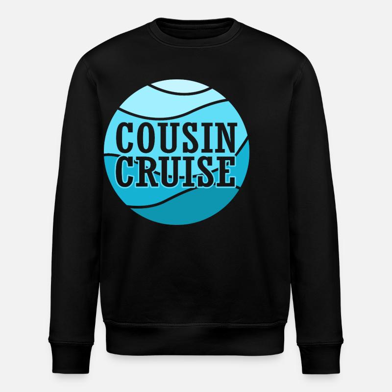 Cousins Croisière Bateau de croisière - Sweat bio ROLLER Stanley/Stella Unisexe - noir