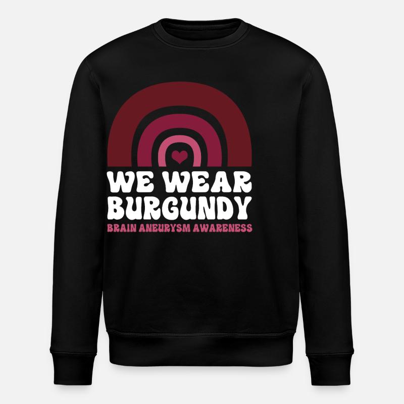 Aneurysma Gehirn - Stanley/Stella Unisex Bio-Sweatshirt ROLLER - Schwarz
