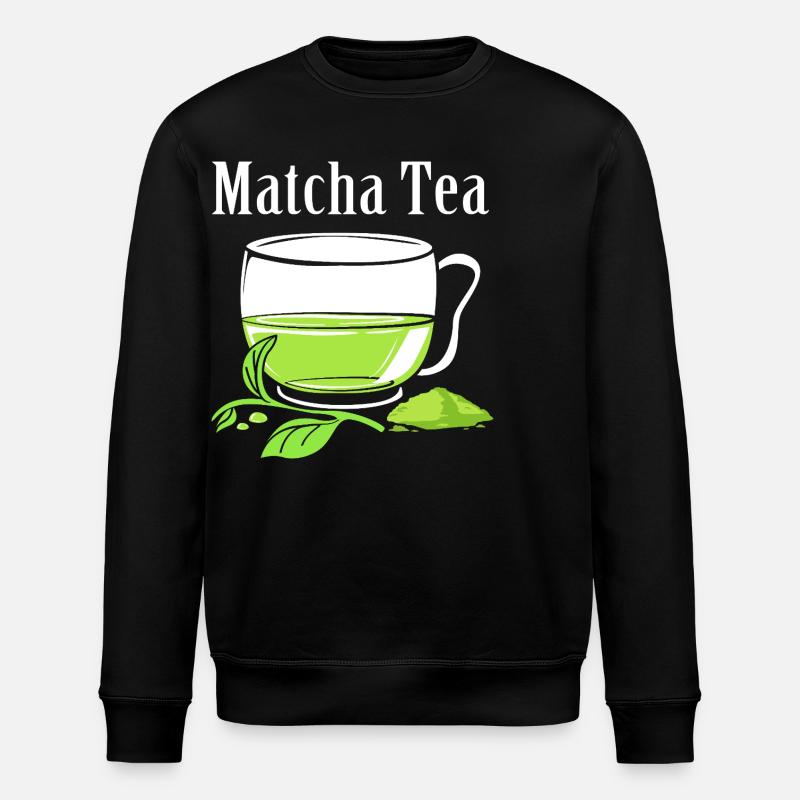 Matcha Tee - Stanley/Stella Unisex Bio-Sweatshirt ROLLER - Schwarz