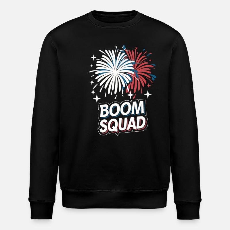 Pyrotechnics Fireworks Pyrotechnics - Stanley/Stella ROLLER Unisex Organic Sweatshirt - black