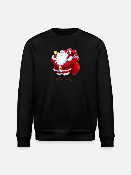 Santa's gift - Stanley/Stella ROLLER Unisex Organic Sweatshirt - black