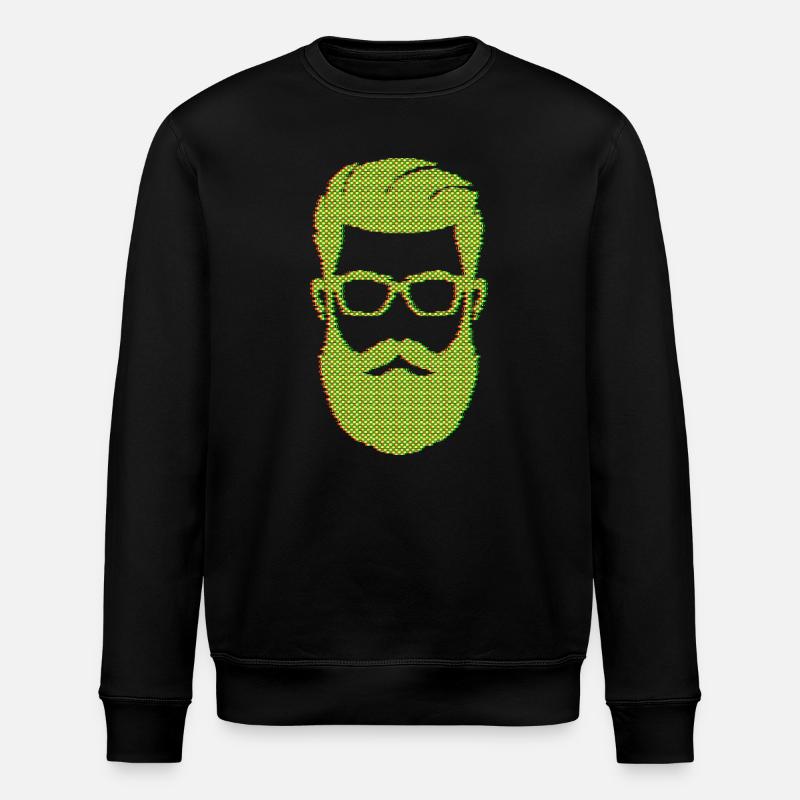 Masculinité barbue Coiffure barbue Cheveux - Sweat bio ROLLER Stanley/Stella Unisexe - noir