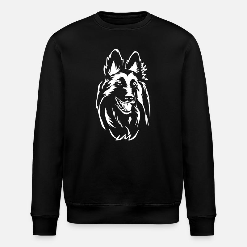 Tervueren Kopf "Black Edition" - Stanley/Stella Unisex Bio-Sweatshirt ROLLER - Schwarz