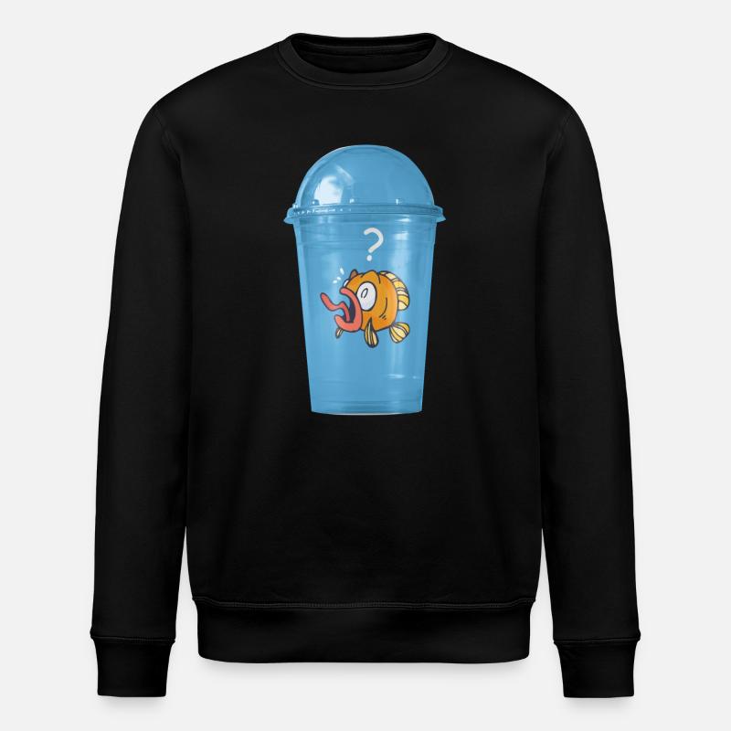 Plastik Frei - Stanley/Stella Unisex Bio-Sweatshirt ROLLER - Schwarz