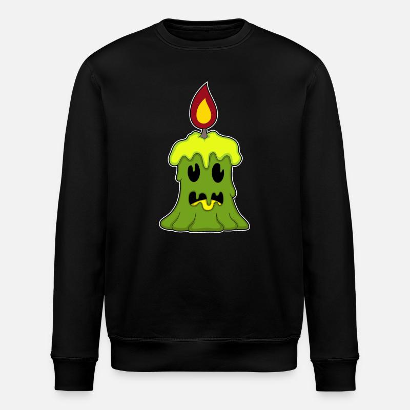 Bougie Halloween - Sweat bio ROLLER Stanley/Stella Unisexe - noir