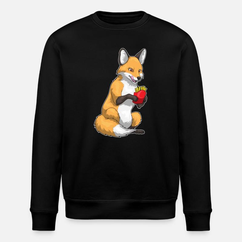 Frites Fuchs - Sweat bio ROLLER Stanley/Stella Unisexe - noir