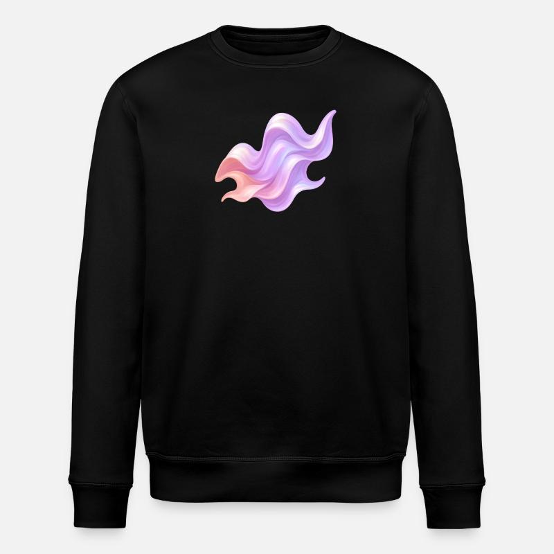 Liquid Waves - Stanley/Stella Unisex Bio-Sweatshirt ROLLER - Schwarz