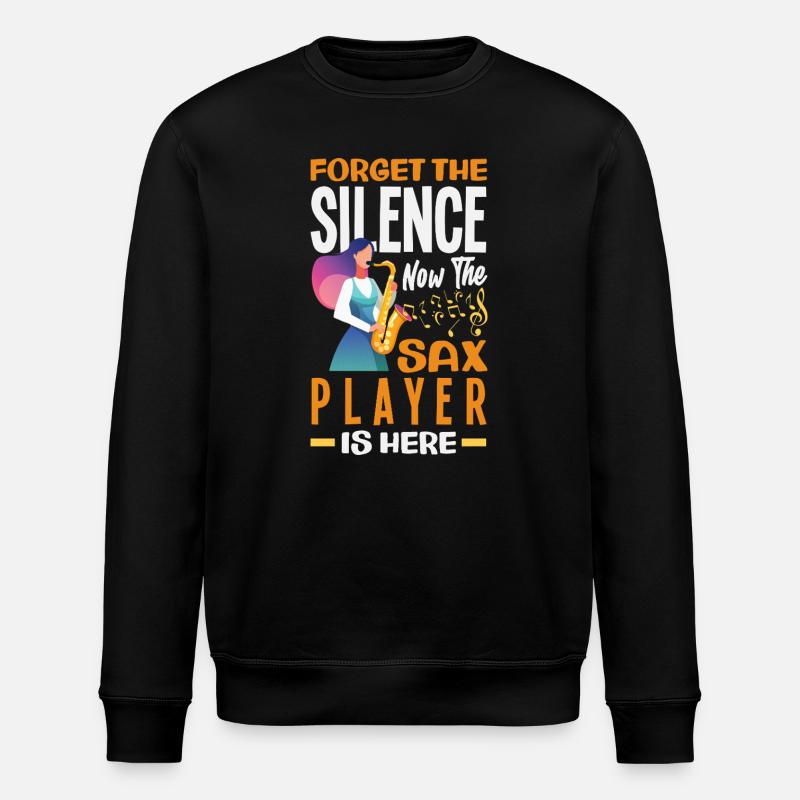 Saxophone - Sweat bio ROLLER Stanley/Stella Unisexe - noir