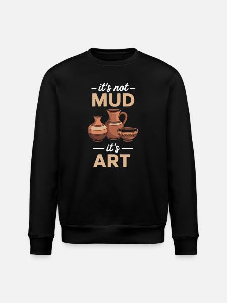Pottery Pottery Studio Pottery Love - Stanley/Stella ROLLER Unisex Organic Sweatshirt - black