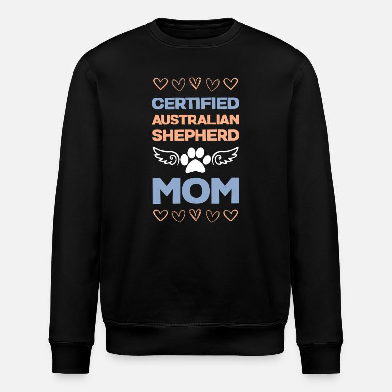 Maman berger australien certifiée - Sweat bio ROLLER Stanley/Stella Unisexe - noir