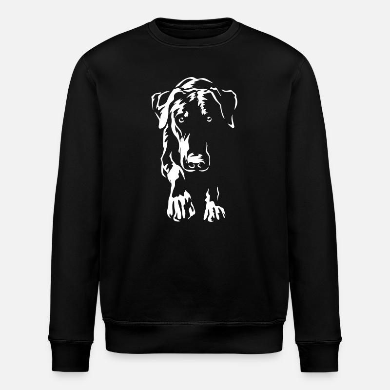 Dobermann "Black Edition" - Stanley/Stella Unisex Bio-Sweatshirt ROLLER - Schwarz