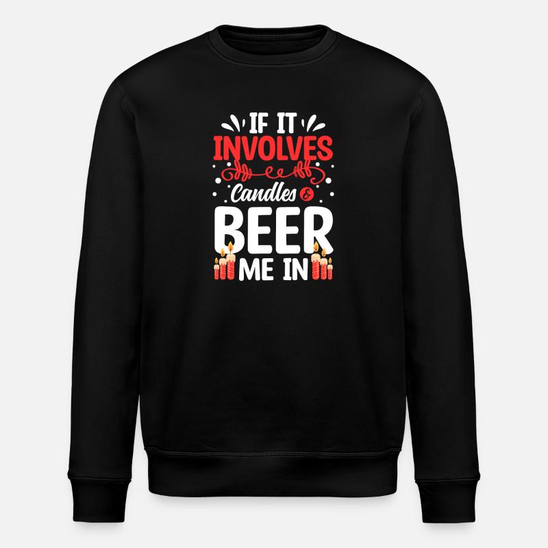 Bougies Feu Romance - Sweat bio ROLLER Stanley/Stella Unisexe - noir