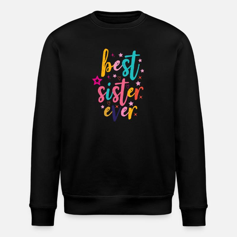 Meilleure soeur - Sweat bio ROLLER Stanley/Stella Unisexe - noir