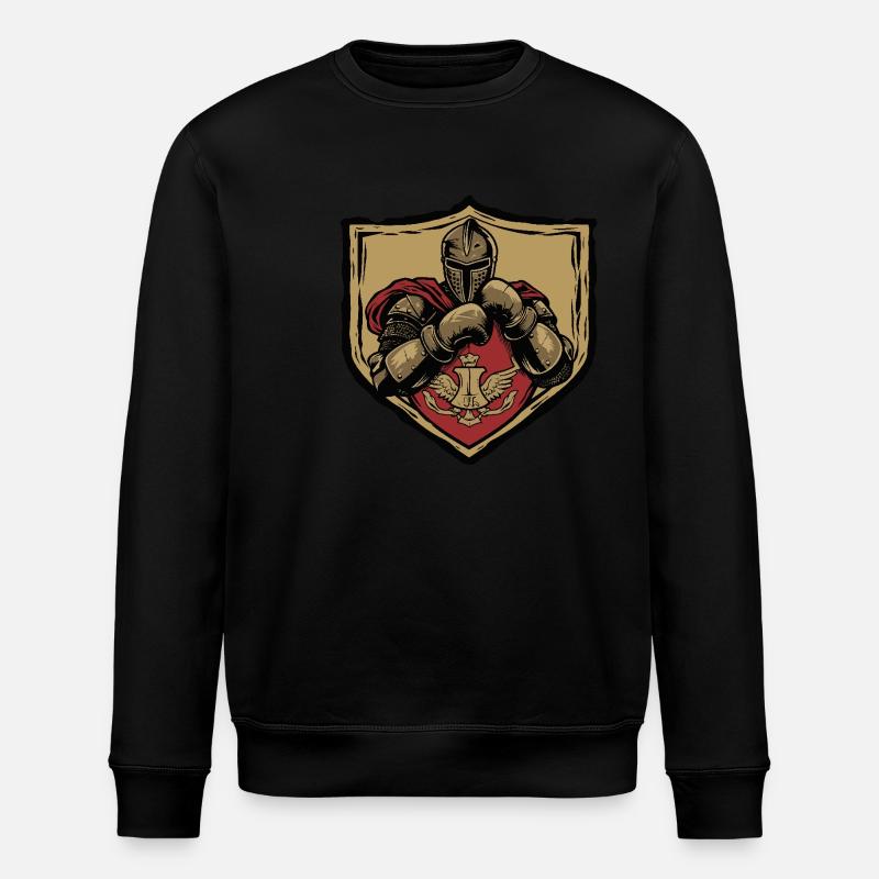 Knight Boxer MMA - Stanley/Stella ROLLER Unisex Organic Sweatshirt - black