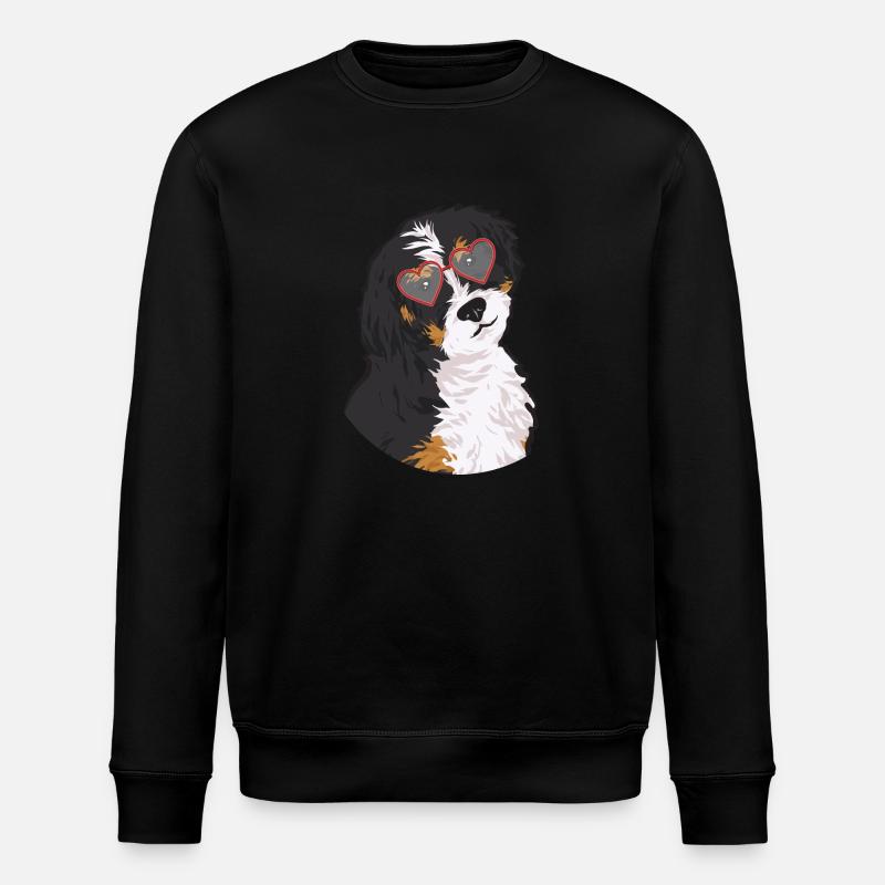 Chien Bernedoodle - Sweat bio ROLLER Stanley/Stella Unisexe - noir