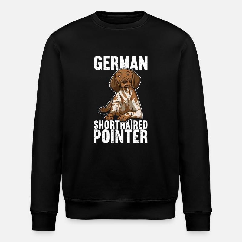 Deutsch Kurzhaar - Stanley/Stella Unisex Bio-Sweatshirt ROLLER - Schwarz